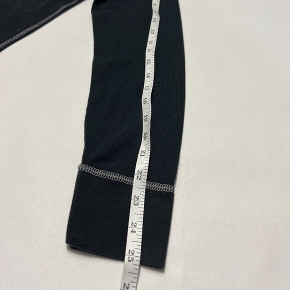 Next Level Apparel Hooded Thermal Long Sleeve Black Large - Picture 7 of 7